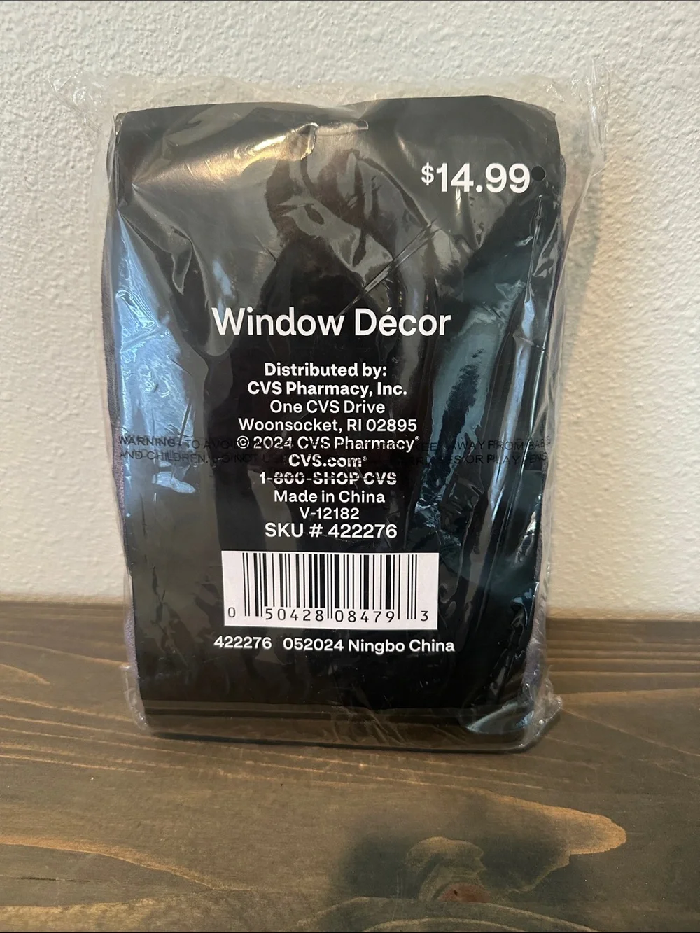 Black Skeleton Window Décor - 2 Pack